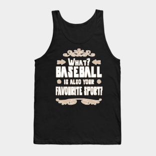 Baseball Baseman girls women junior high school Tank Top